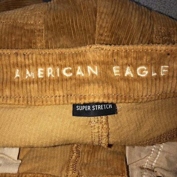 AMERICAN EAGLE Super Stretch Hi-Rise Jegging Corduroy Pants Sz 6 Short - Picture 8 of 10